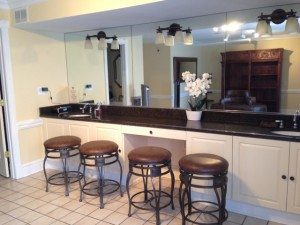 Vanity area in Bridal Suite