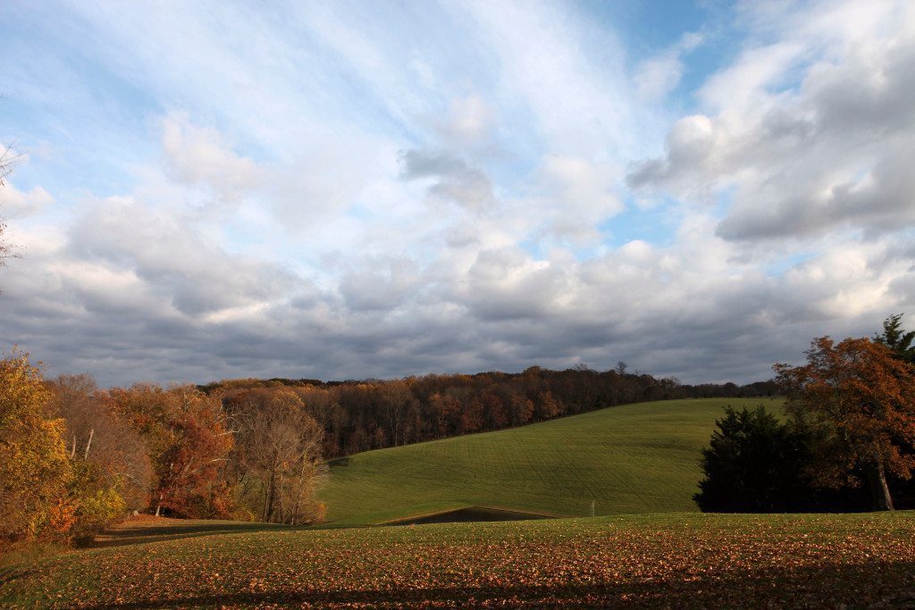 Morningside Inn wedding venue with rolling hills and blue skies