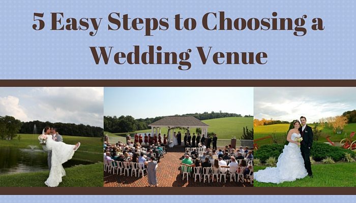 how to choose a wedding venue as written by Morningside inn an outdoor wedding venue in frederick maryland providing wedding planner services,indoor ceremony options, and plenty of scenery